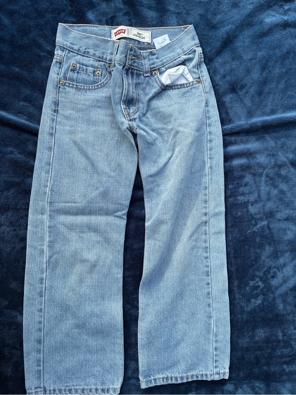 Levi's Boys Light Wash Straight Leg Jeans